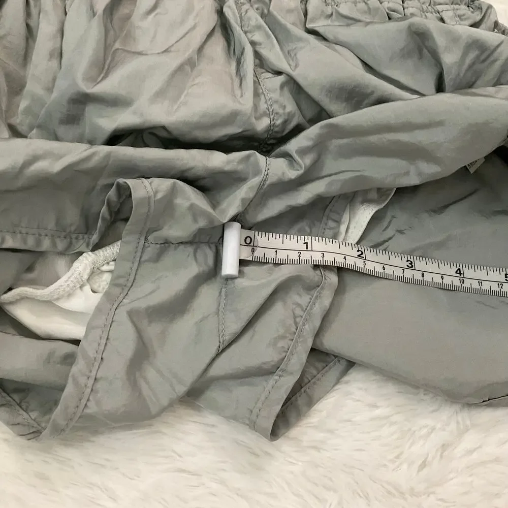 Free People Movement Way Home Grey/Silver Shorts‎ - Size Small